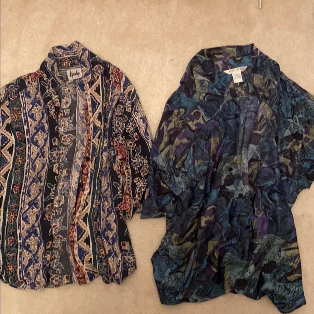 Funky vintage button downs combo pack!